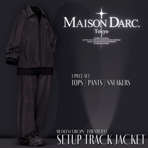 ♘VELOUR SETUP TRACK JACKET♘ For VRChat 缩略图 7