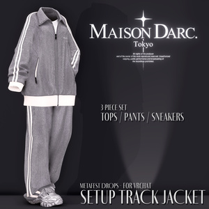 ♘VELOUR SETUP TRACK JACKET♘ For VRChat 缩略图 13