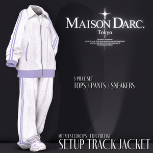 ♘VELOUR SETUP TRACK JACKET♘ For VRChat 缩略图 18