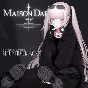 ♘VELOUR SETUP TRACK JACKET♘ For VRChat 缩略图 4
