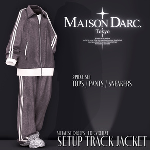 ♘VELOUR SETUP TRACK JACKET♘ For VRChat 缩略图 14