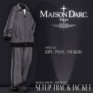 ♘VELOUR SETUP TRACK JACKET♘ For VRChat 缩略图 11