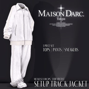 ♘VELOUR SETUP TRACK JACKET♘ For VRChat 缩略图 19