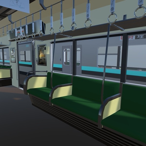 【3Dモデル】現代の電車 缩略图 5