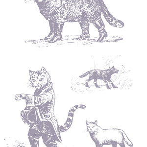 長靴をはいた猫のベクターイラスト素材