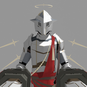 Apostolic knight from Arknights (blend/fbx/unity) アークナイツ
