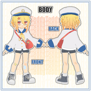 【無料】オリジナル3Dモデル『 Teddy - テディ -』 缩略图 2