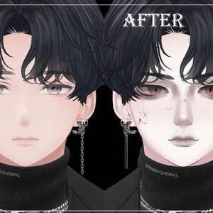 【Minase-水瀬】吸血鬼?！ダーク系立体Make up+eyetexture! 缩略图 5