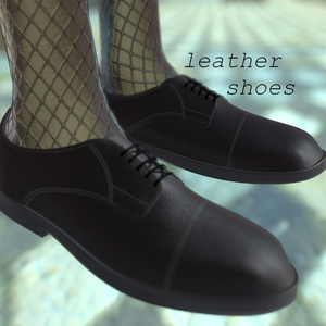 【6アバター対応】leather shoes