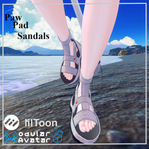 【15アバター対応】Paw pad sandals