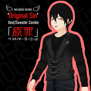 'ORIGINAL SIN' Vest/Sweater Combo || 「原罪」ベスト/セーターコンボ 