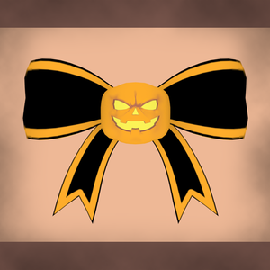 【 VRChat小道具】 ハロウィン リボン