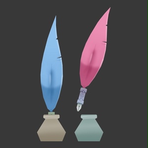 VRChat props] Quill pen