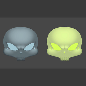VRChat props] Skull