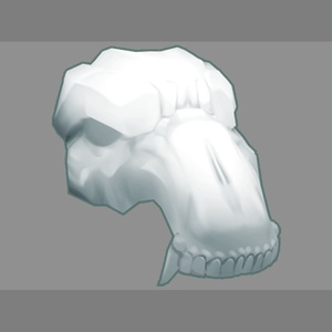 VRChat props] Monster Skull_B