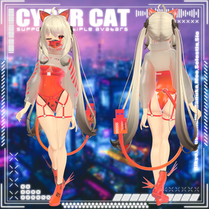 [10アバター対応] Cyber cat 缩略图 9