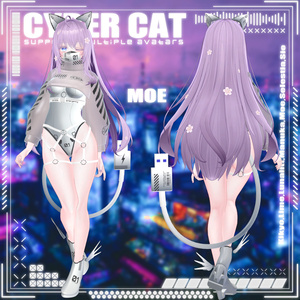[10アバター対応] Cyber cat 缩略图 11
