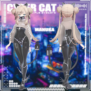 [10アバター対応] Cyber cat 缩略图 10