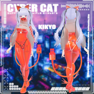 [10アバター対応] Cyber cat 缩略图 12