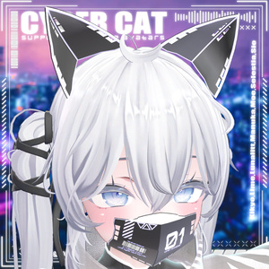 [10アバター対応] Cyber cat 缩略图 6