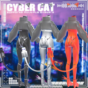 [10アバター対応] Cyber cat 缩略图 5