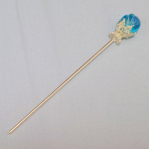 ゴールド変更可・ステッキかんざし(湖球)