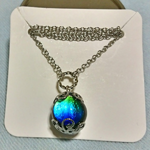 三日月サンセット 蓄光三日月 オルゴナイト 天然石 球体 宇宙 レジン