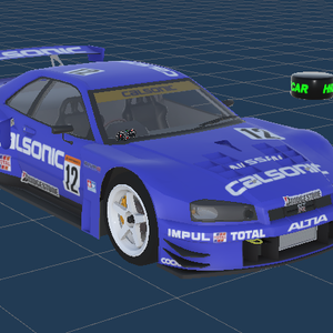 【VRChat】NISSAN R34GTR JGTC'03もどき【チクワカー1.10】
