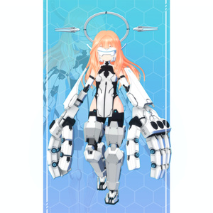 オリジナル3Dモデル『アクシィ』 缩略图 5