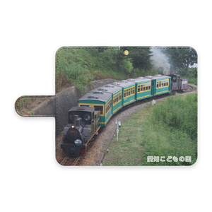 手帳型Androidケース（汽車）