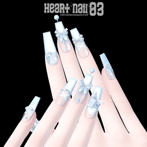【8アバター対応】 ♥ heart nail 03 ♥ 缩略图 15