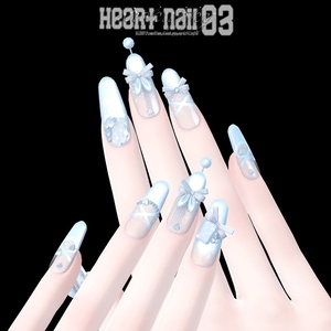 【8アバター対応】 ♥ heart nail 03 ♥ 缩略图 16