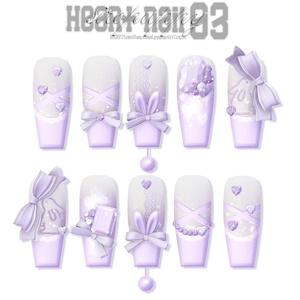 【8アバター対応】 ♥ heart nail 03 ♥ 缩略图 11