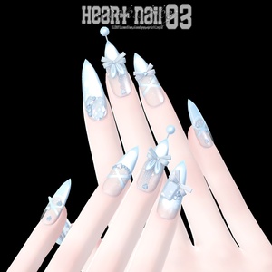 【8アバター対応】 ♥ heart nail 03 ♥ 缩略图 17