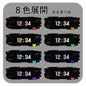 【配信/OBS用】LIVE時計【digital】