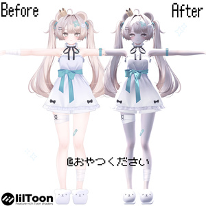 〖汎用/26アバター対応〗kirakira lilToon Materialsෆ＋blend shape 缩略图 2