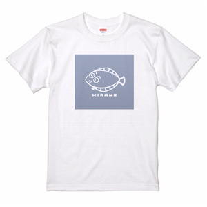 Vひらめ着用Tシャツ