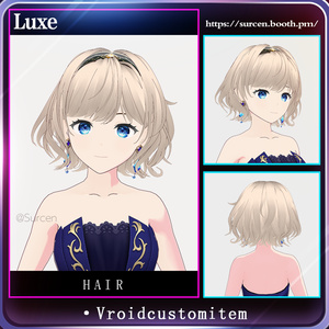 [无料][Vroid] Free Black Leather Outfit Set - Surcen - BOOTH