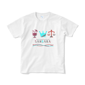 さんばか イメージTシャツ-白【非公式】