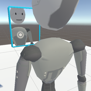 Handheld Mirror with toggle