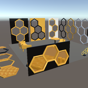 Honey comb furniture set
