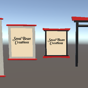 Optimized Japanese Assets (Torri gate, Scroll, Photo Frames) 