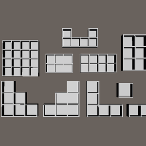 Cube Shelf Set
