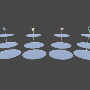 Pastel Sweet stands 4 styles