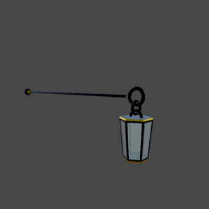 Lantern Staff with physics