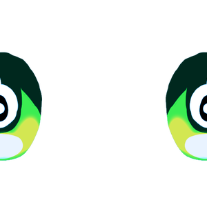 power on green eyes 