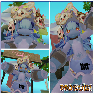 【3Dアイテム/お面】Vket縁日の想い出のお面～MOKURI/Vketちゃん～　【3D item/masks】Vket's memorable masks from the fair 缩略图 3