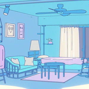 Blue hour「部屋」