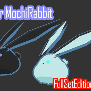 【サイバーダンスアクセ】仮想に舞う電子兎トレイル＆パーティクルアクセセット：Cyber Rabbit Dance Particle Accessories 缩略图 4