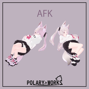 「しろもち」 + Idle/AFKモーション  「Shiromochi」+ Idle/AFK Motion 缩略图 5